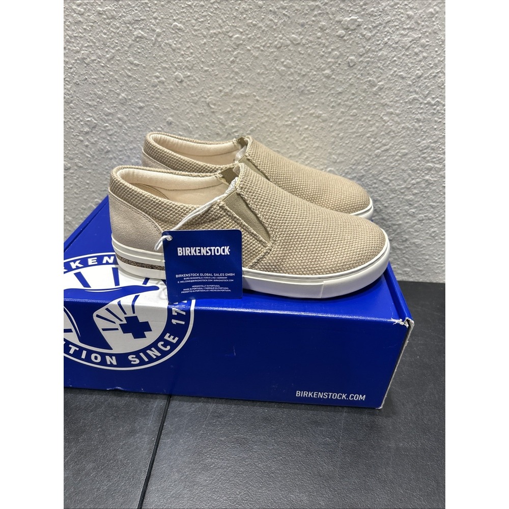 Birkenstock Oswego Textile Suede Sandcastle EU 36 US L5 Womens